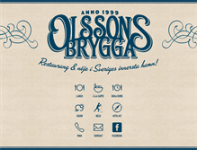 Tablet Screenshot of olssonsbrygga.se